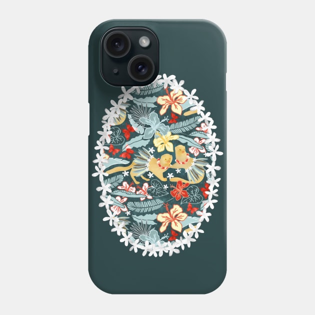 Hula Dancing Mongooses in Hawaii Phone Case by PerrinLeFeuvre