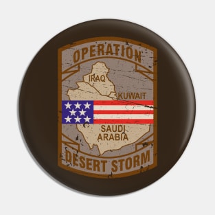 Desert Storm Vintage Badge Pin