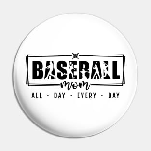 Baseball Mom Shirt Pin