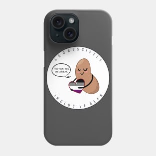 Asexual Pride: Aggressively Inclusive Bean Phone Case