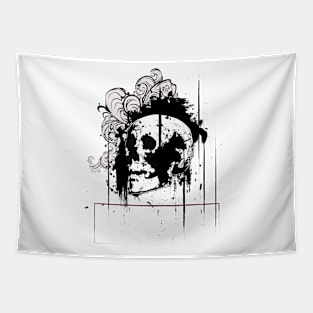 Skull and Ink 2 Tapestry