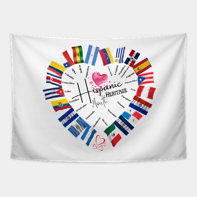 Hispanic Heritage Month Tapestry by BeatyinChaos