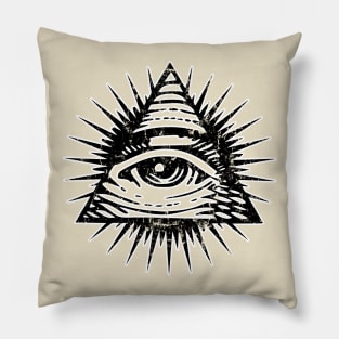 Illuminati All Seeing Eye Pillow