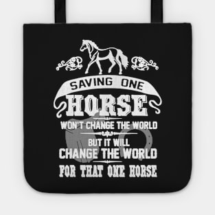 Save One Horses Tote