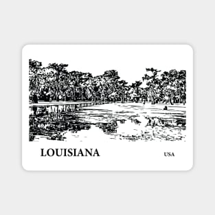 Louisiana USA Magnet
