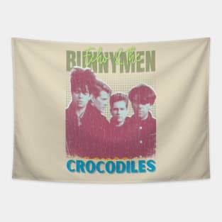 Echo And The Bunnymen Vintage 1980 // Crocodiles Original Fan Design Artwork Tapestry