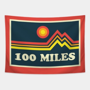 100 Mile Trail and Ultra Running Mountains Tapestry