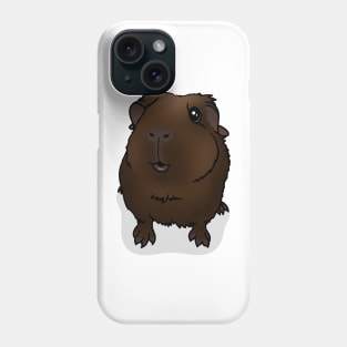 Chocolate Brown Guinea Pig Phone Case