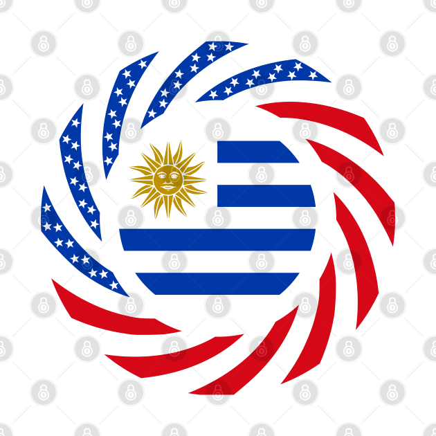 Uruguayan American Multinational Patriot Flag by Village Values