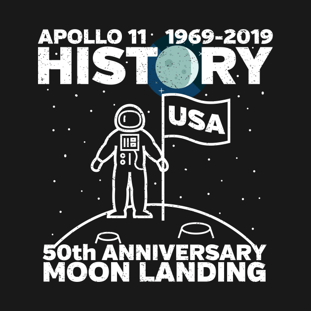 Apollo 11 Moon Landing 50th Anniversary by RadStar