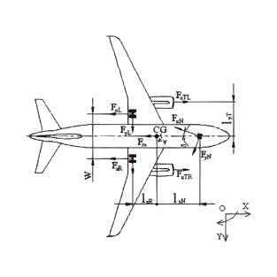 Fasbytes Aviation airplane Pilot Engineering Maths T-Shirt