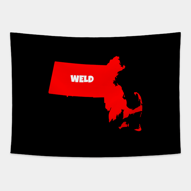 Massachusetts votes Weld Tapestry by Vine Time T shirts