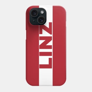 Linz City in Austrian Flag Phone Case