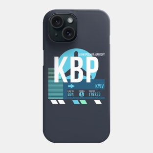 Kiev (KBP) Airport // Sunset Baggage Tag Phone Case