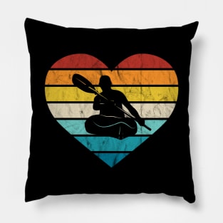 I Love Canoeing Water Sports Canoe Tour Paddle Pillow