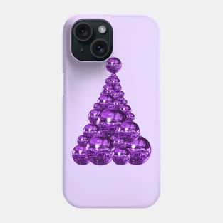 1970's Purple Disco Christmas Tree Phone Case