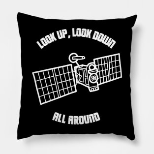 Look Up, Look Down All Around - Satellite - Dave Matthews Band Pillow