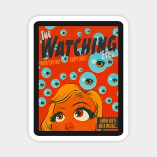 The Watching Eyes | Vintage Fictional Horror Art Magnet