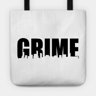 Grime Birmingham Skyline - BLACK Tote