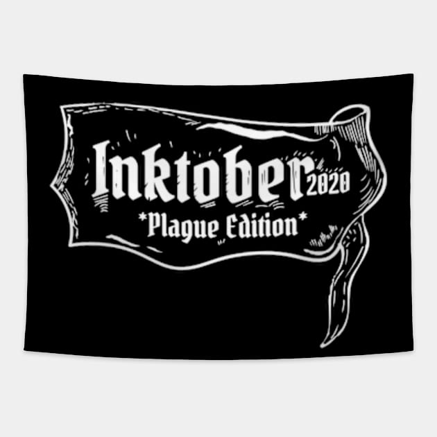 Inktober 2020 | Plague Edition Tapestry by dmac