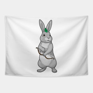 Rabbit Archer Bow Tapestry