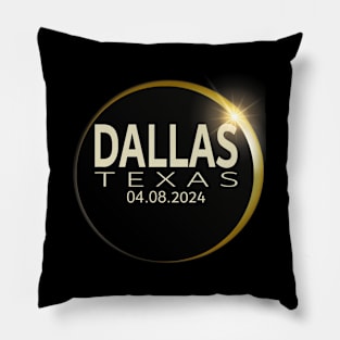 Total Solar Eclipse Dallas Texas April 8 2024 Eclipse Pillow