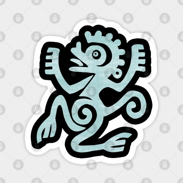 Nazca Lines Monkey Magnet by susanne.haewss@googlemail.com