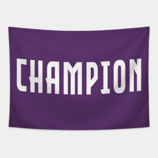 purple champion sweatshirt, gift idea , funny champions shirt Tapestry