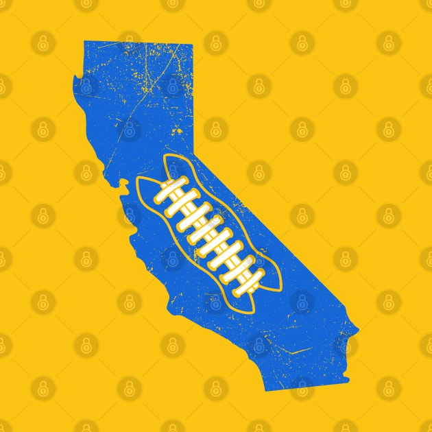 California Football, Retro - Yellow by KFig21