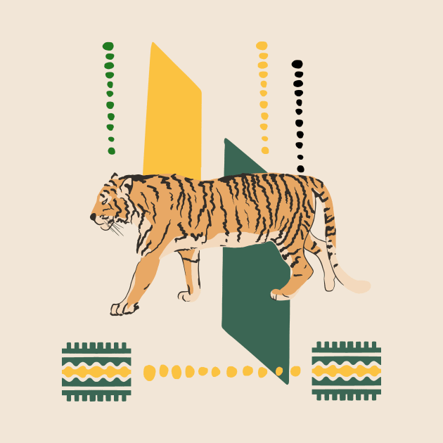 Tribal Tiger by Gingezel