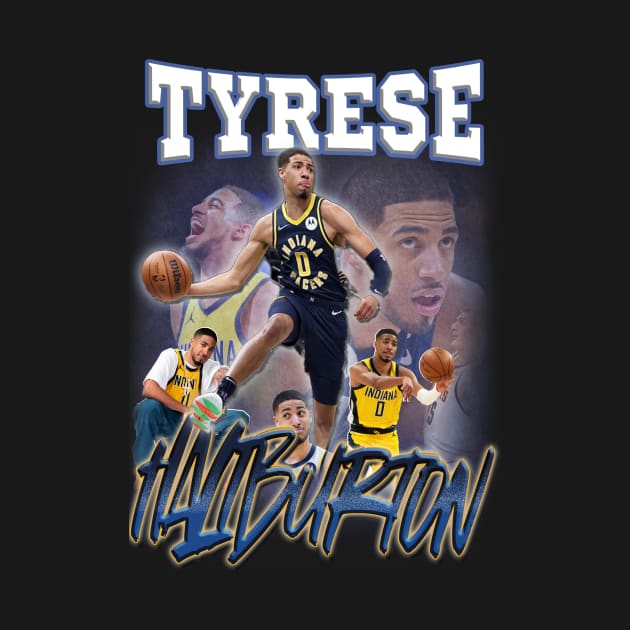 Tyrese Haliburton Pacers by dsuss