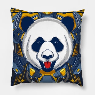 Mecha Panda Pillow