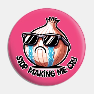 Funny Onion Crying Pin