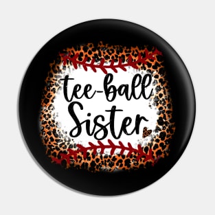 Tee Ball Leopard   Tee Ball Sister Pin