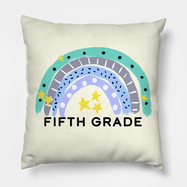 fifth grade teacher Pillow by ithacaplus