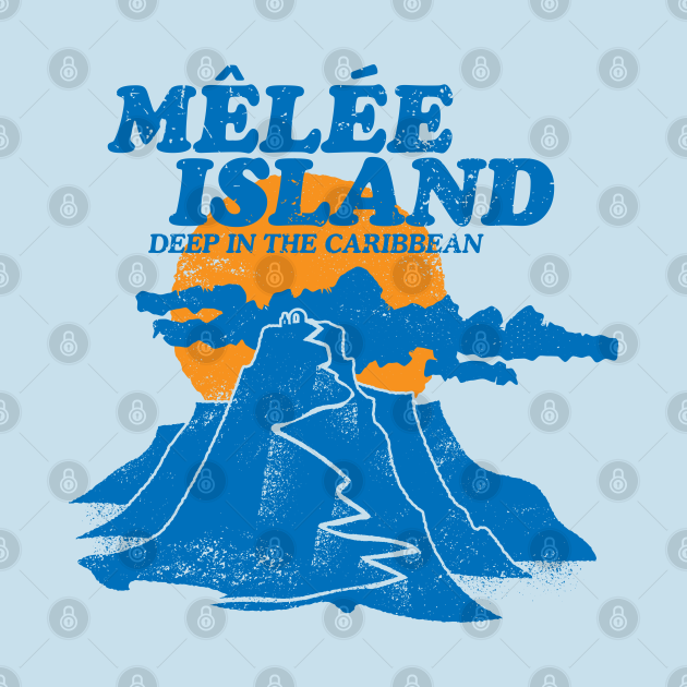 melee island t shirt