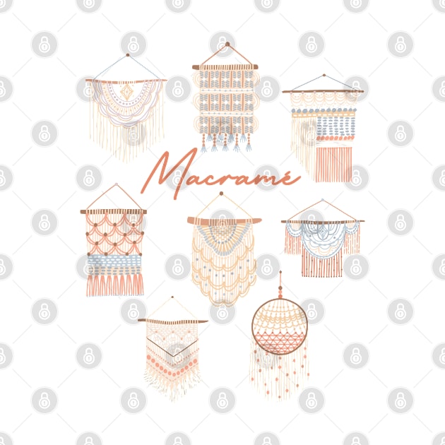 Macramé Knotting Crafting Boho Bohemian by zap