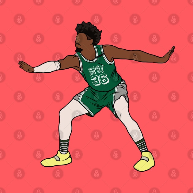 Marcus Smart DPOY by rattraptees