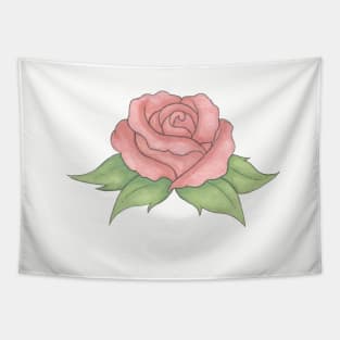 Pink Rose Tapestry