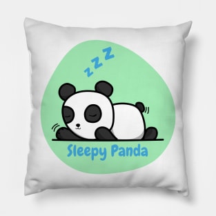 Cute Sleepy Panda Pillow