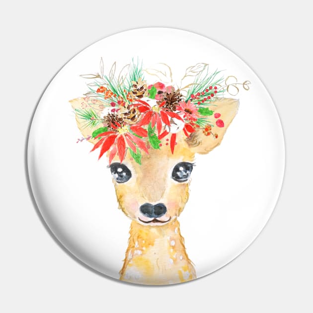 Christmas deer painting Pin by colorandcolor