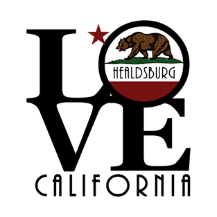 LOVE Healdsburg California T-Shirt