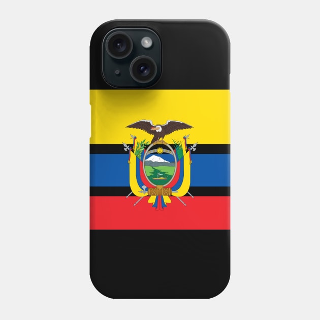 Ecuador Flag Phone Case by Historia