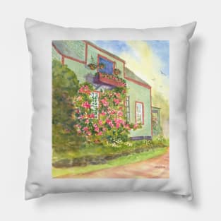 Corina Monhegan Island Maine grocery store Pillow