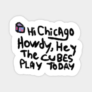 Unofficially Unlicensed Tees - howdy hey cubes play Magnet