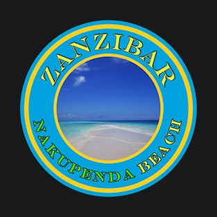 Zanzibar Nakupenda Beach Ocean - Passport Stamps T-Shirt