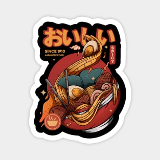 Spicy Ramen Food Magnet