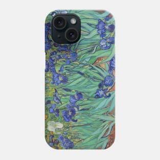 Van Gogh's Irises, 1889. Phone Case