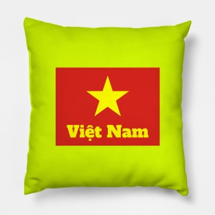 Vietnam in Vietnamese Flag Pillow