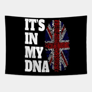 IT'S IN MY DNA British Flag England UK Britain Union Jack Tapestry